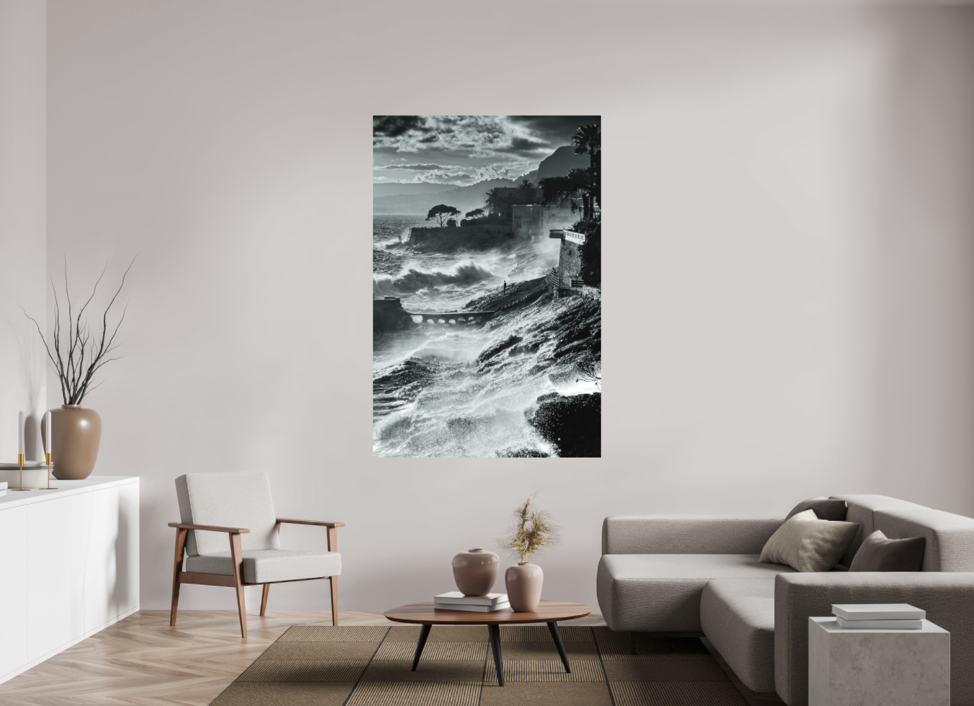 Côte d'Azur - The sea storm gazer