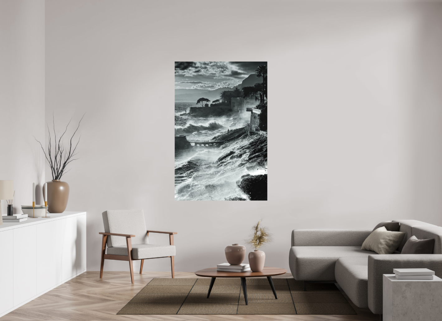 Côte d'Azur - The sea storm gazer