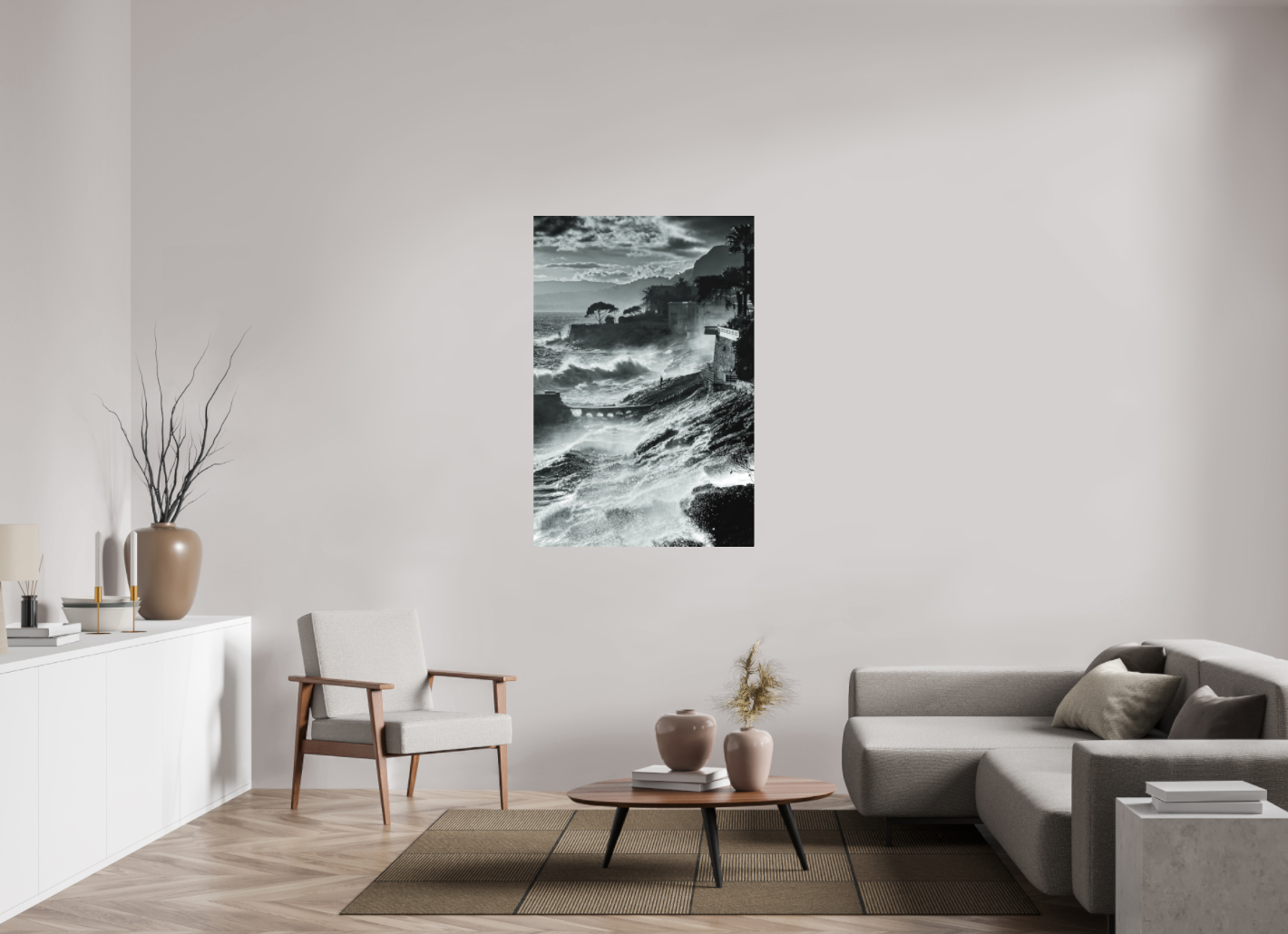 Côte d'Azur - The sea storm gazer