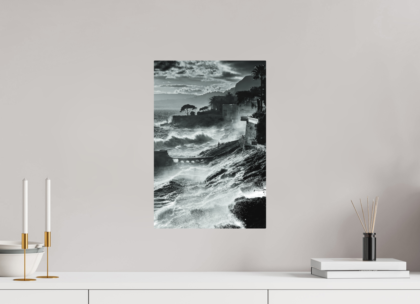 Côte d'Azur - The sea storm gazer