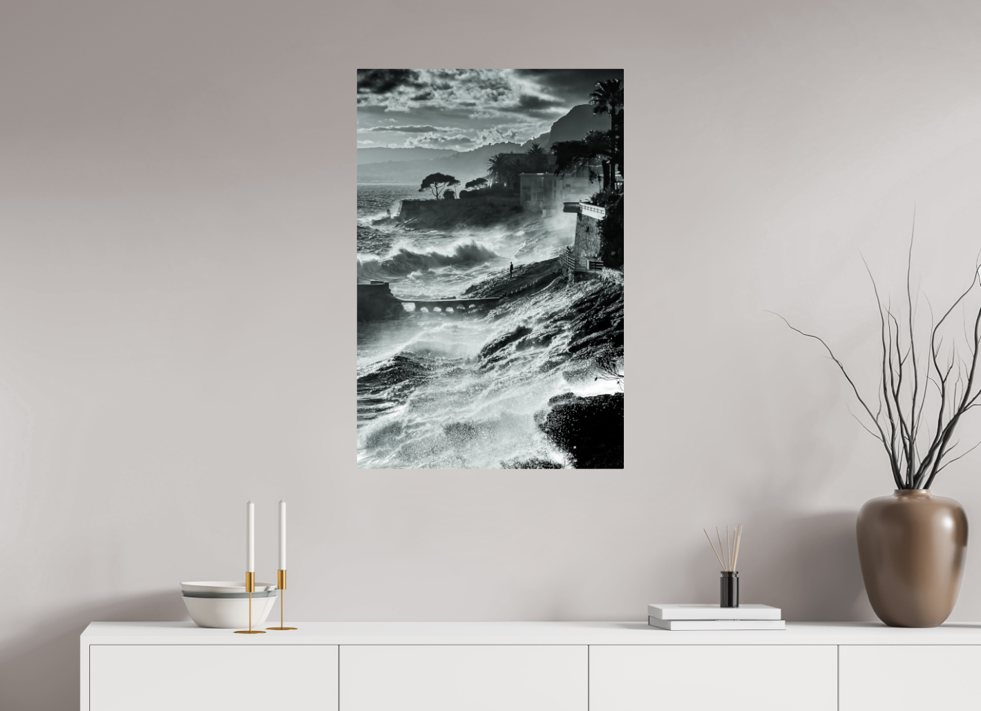 Côte d'Azur - The sea storm gazer