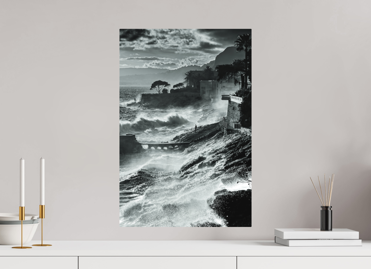 Côte d'Azur - The sea storm gazer