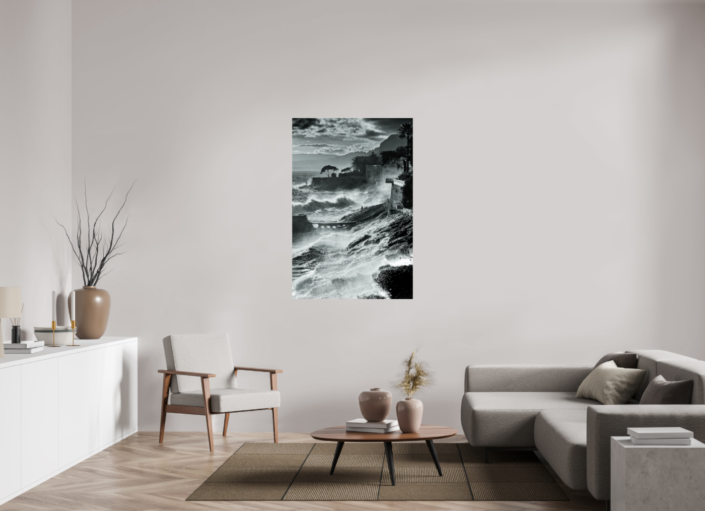 Côte d'Azur - The sea storm gazer