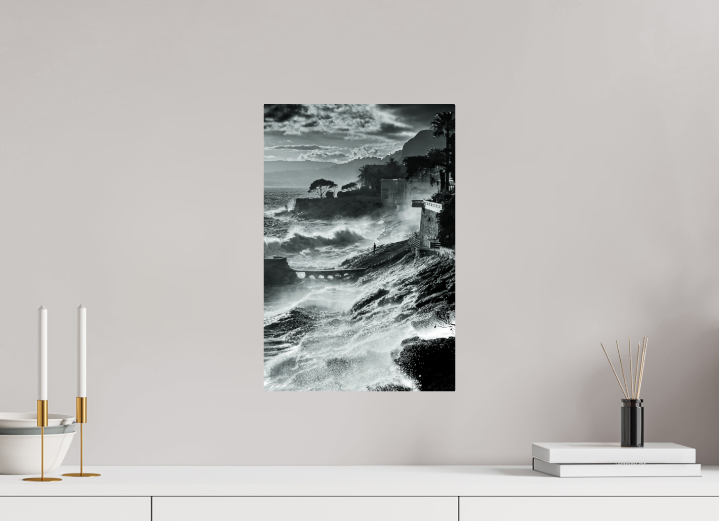 Côte d'Azur - The sea storm gazer