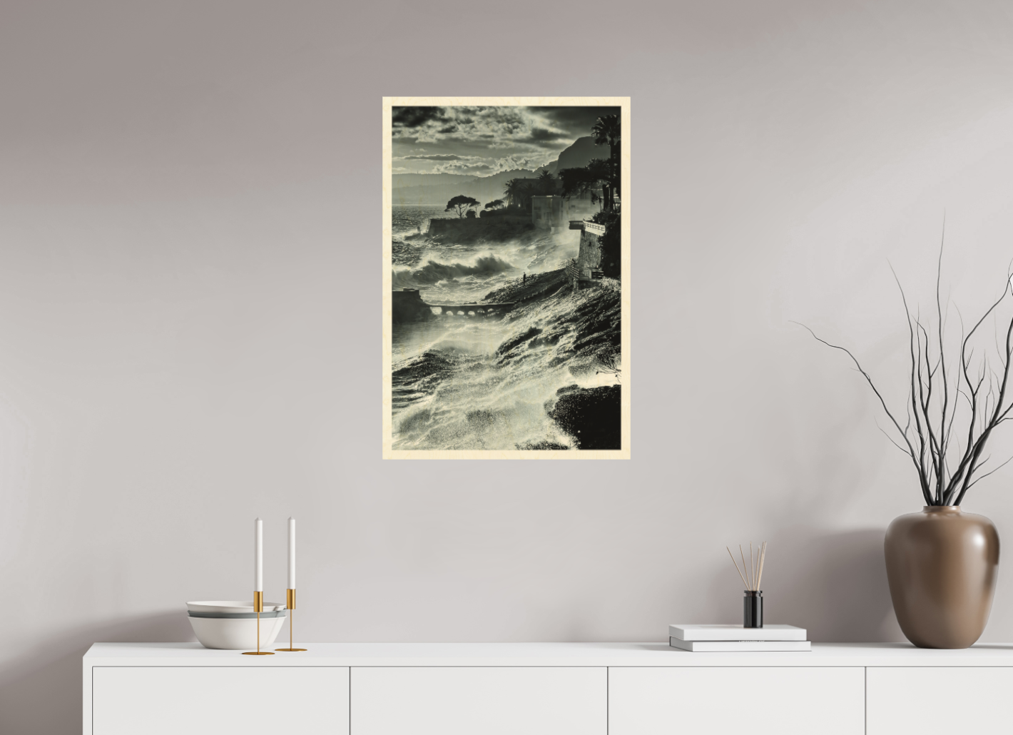 Côte d'Azur - The sea storm gazer