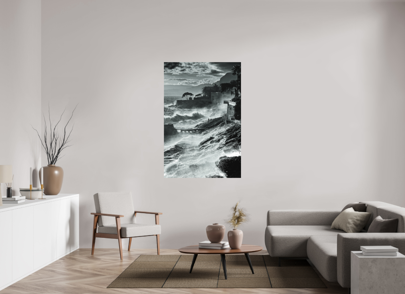 Côte d'Azur - The sea storm gazer