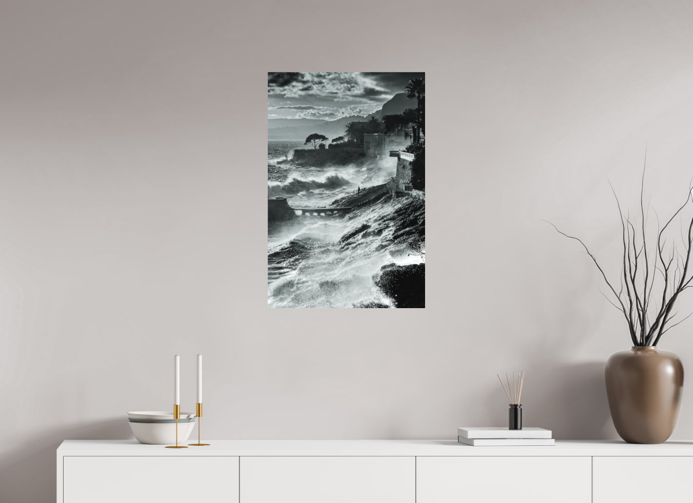 Côte d'Azur - The sea storm gazer