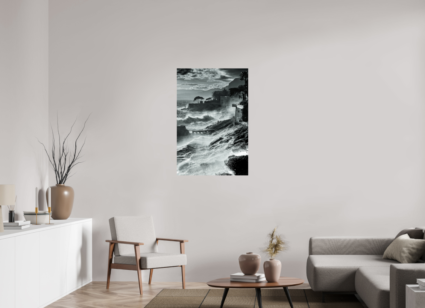 Côte d'Azur - The sea storm gazer